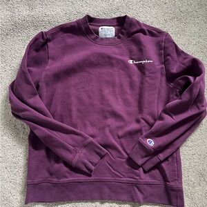 Purple champion crewneck